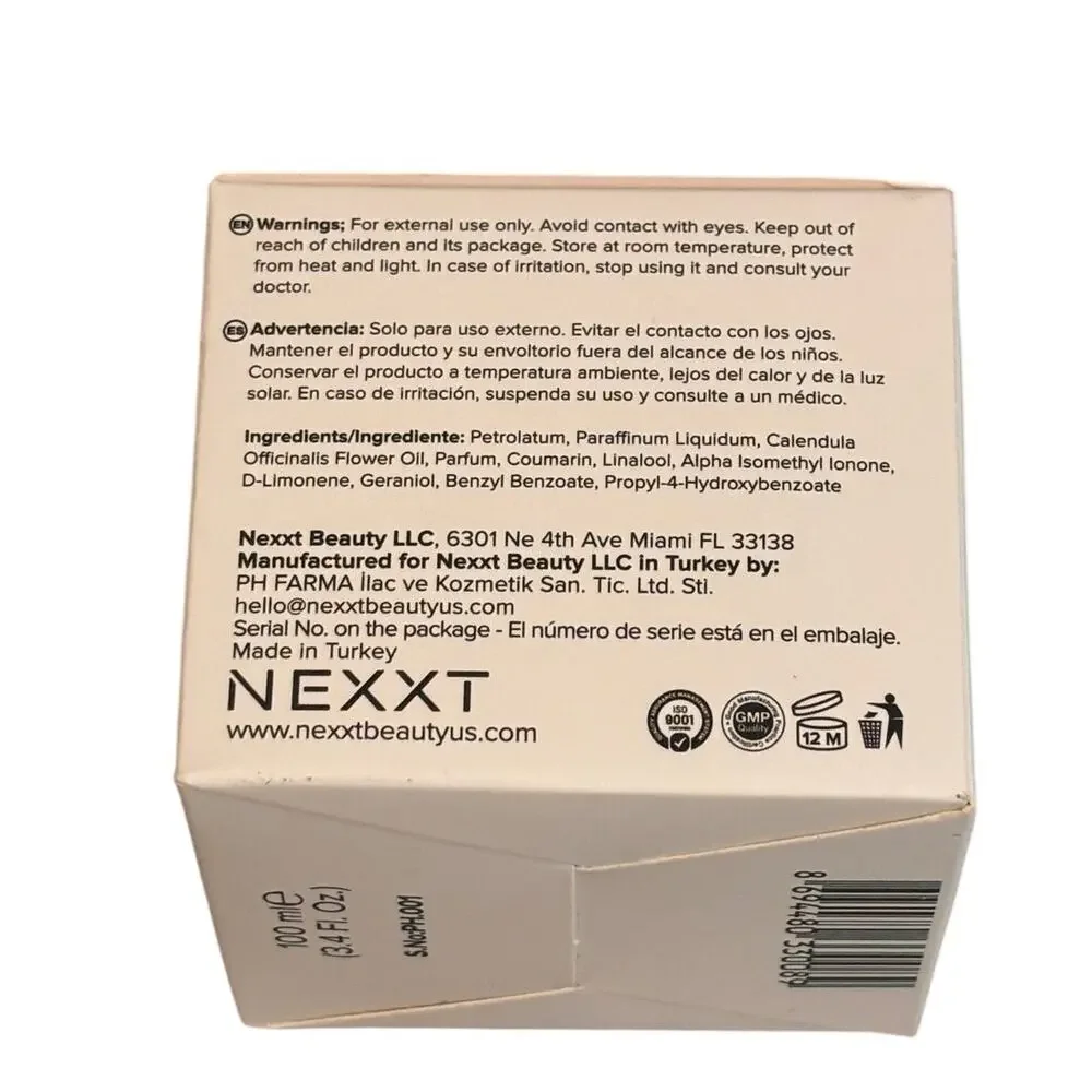 Nexxt Calendula Cream Balsam‎ 100 mL/3.4 fl oz Moisturizing Hydrates Skin